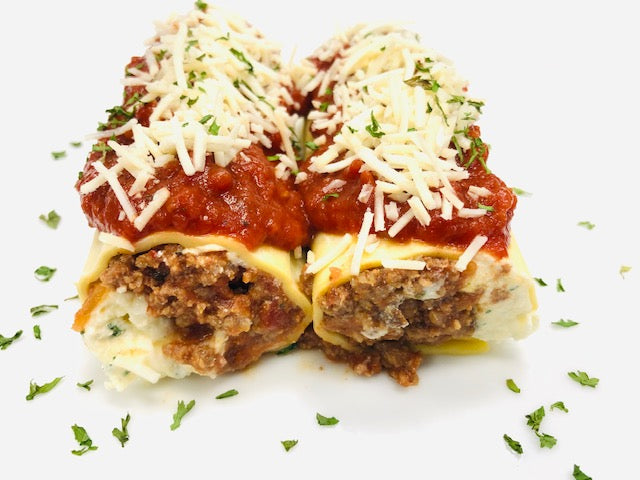 Lasagna Rolls W/Meat Sauce